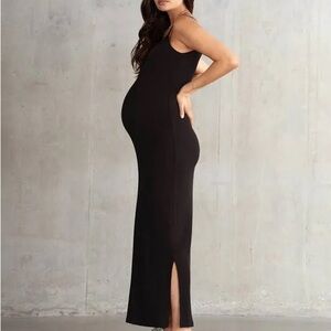 Elegant Black Maternity Dress Seraphine